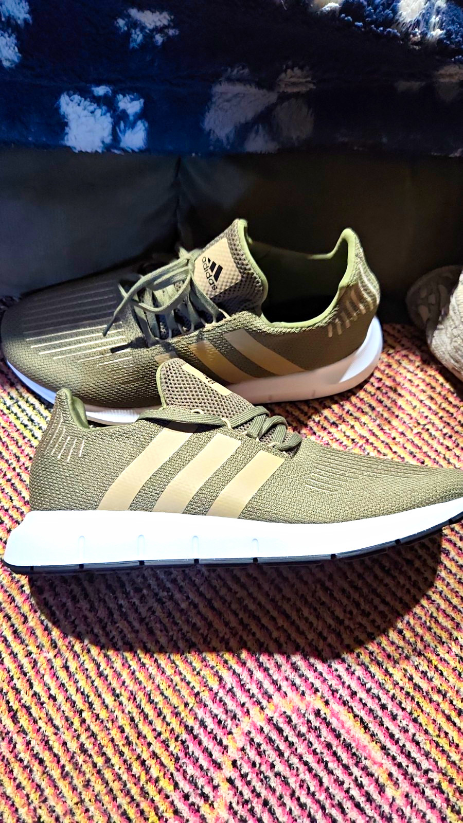 adidas Men\'s Low Top Lace-Up Athletic Sneakers Green/White Striped adidas Men\'s Low Top Lace-Up Athletic Sneakers Green/White Striped