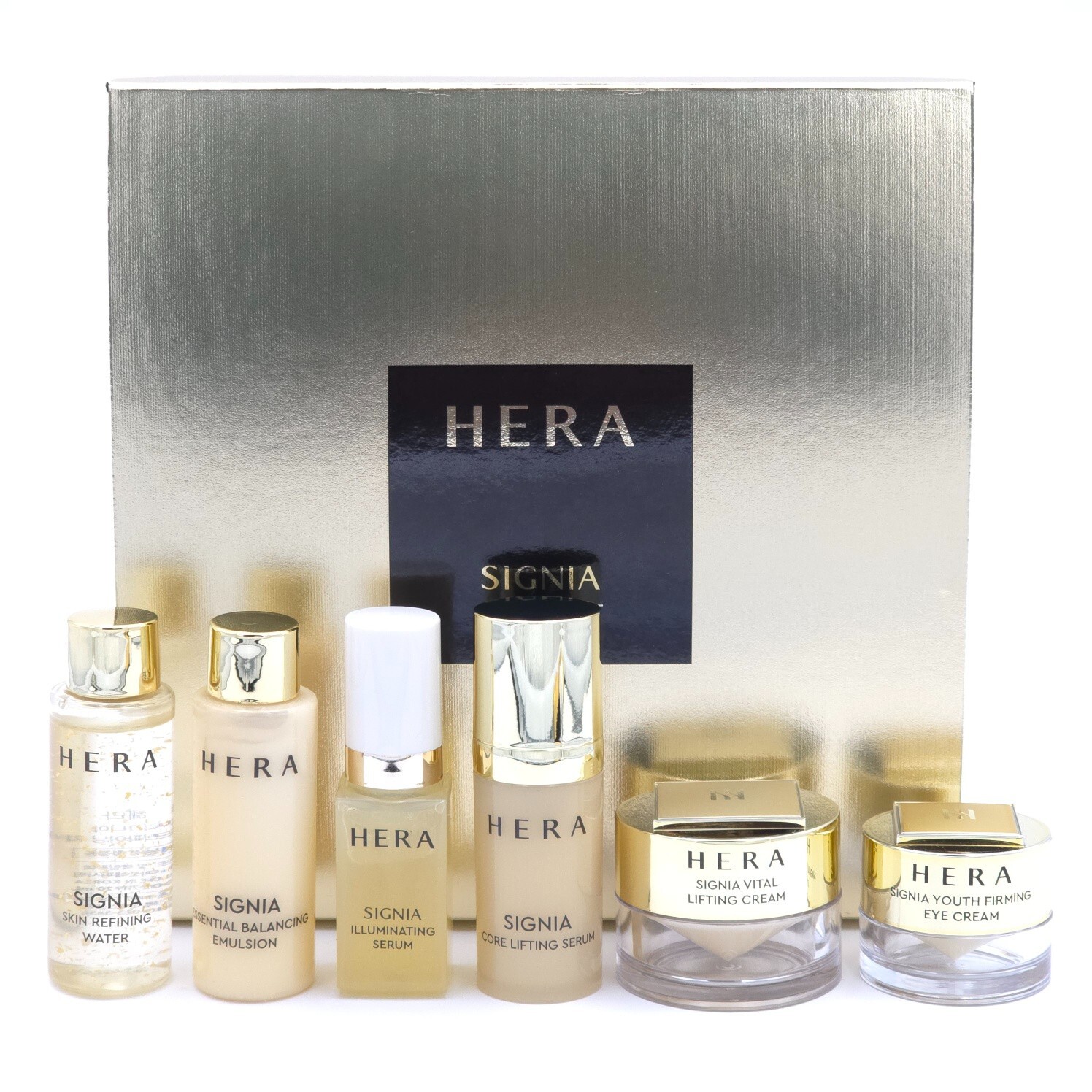 HERA Signia Deluxe Kit 6 Items Water Emulsion Serum Cream K-Beauty
