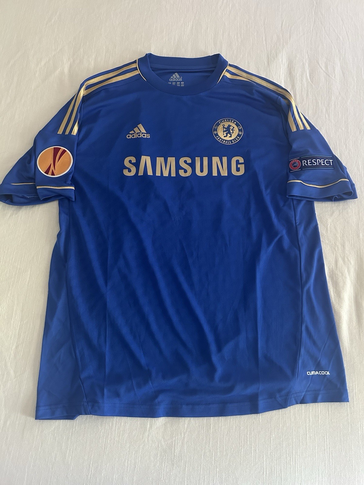 Eden Hazard #17 Adidas 2012-13 Chelsea FC Replica Europa League Kit - Size 2XL Eden Hazard #17 Adidas 2012-13 Chelsea FC Replica Europa League Kit - Size 2XL