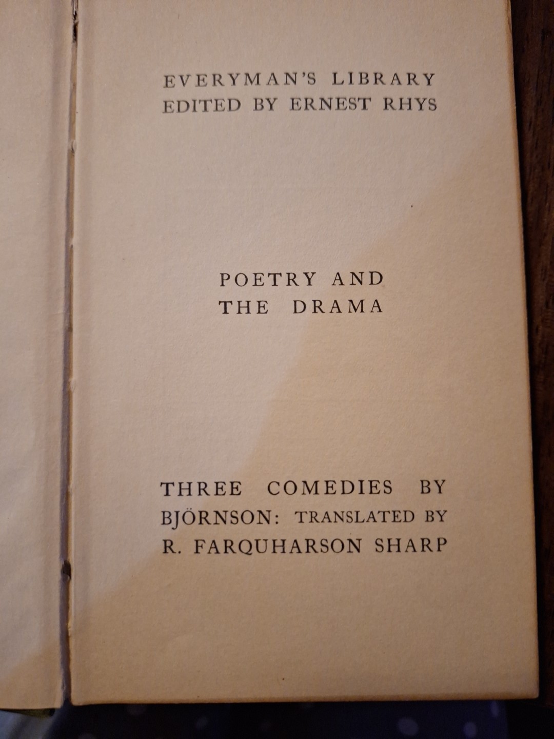 Three Comedies Bjørnstjerne Bjørnson 1912 Hardcover Antique Norwegian Drama Book Three Comedies Bjørnstjerne Bjørnson 1912 Hardcover Antique Norwegian Drama Book