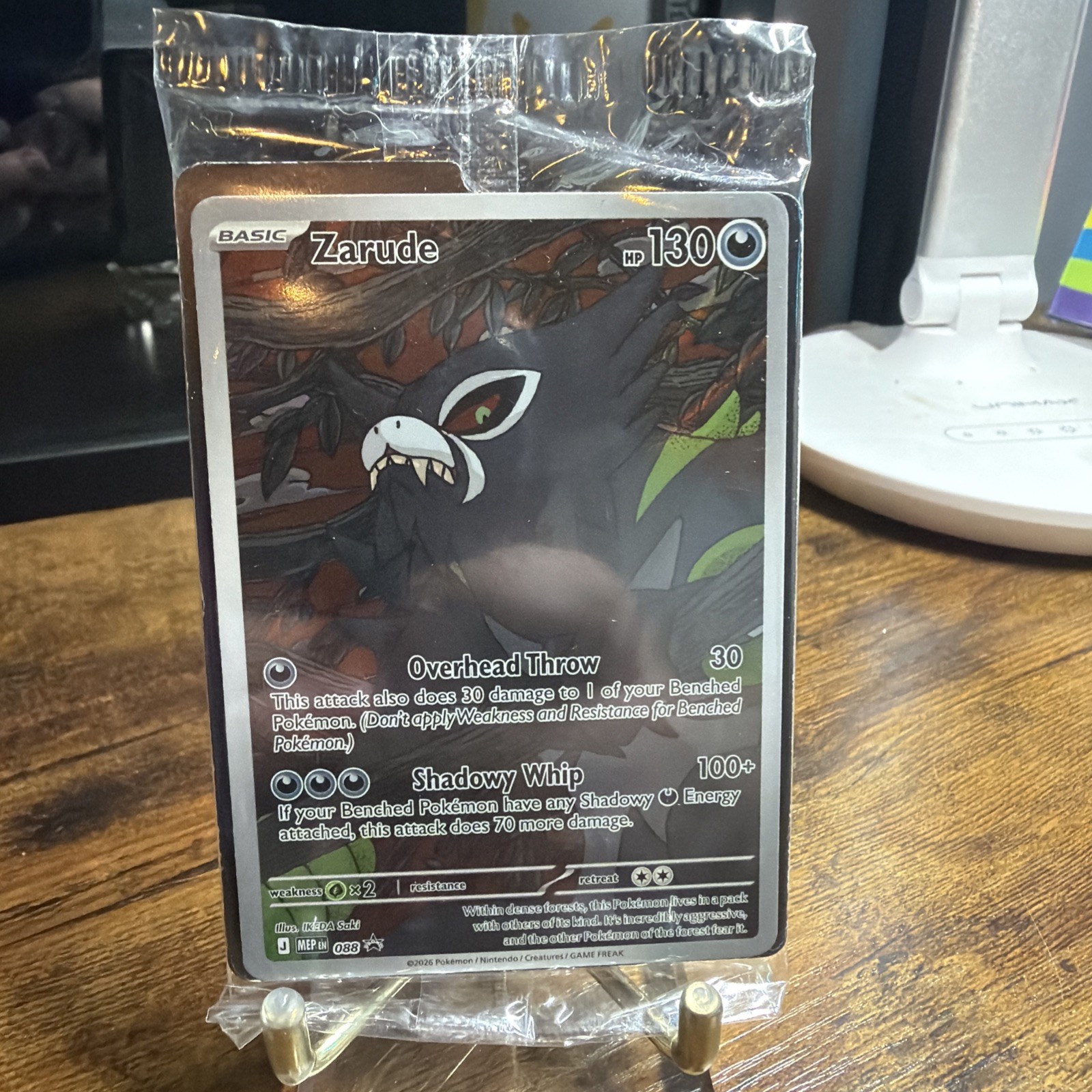 Pokemon Zarude 088 Pitch Black Etb Promo Full Art Sealed