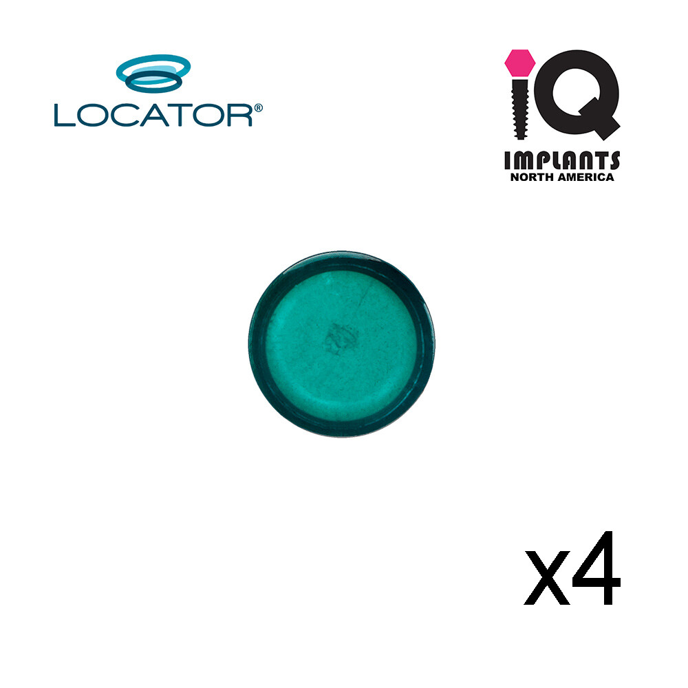 Zest Locator Genuine Replacement Male Caps Extended Range, Green 3-4 lbs  4 pack