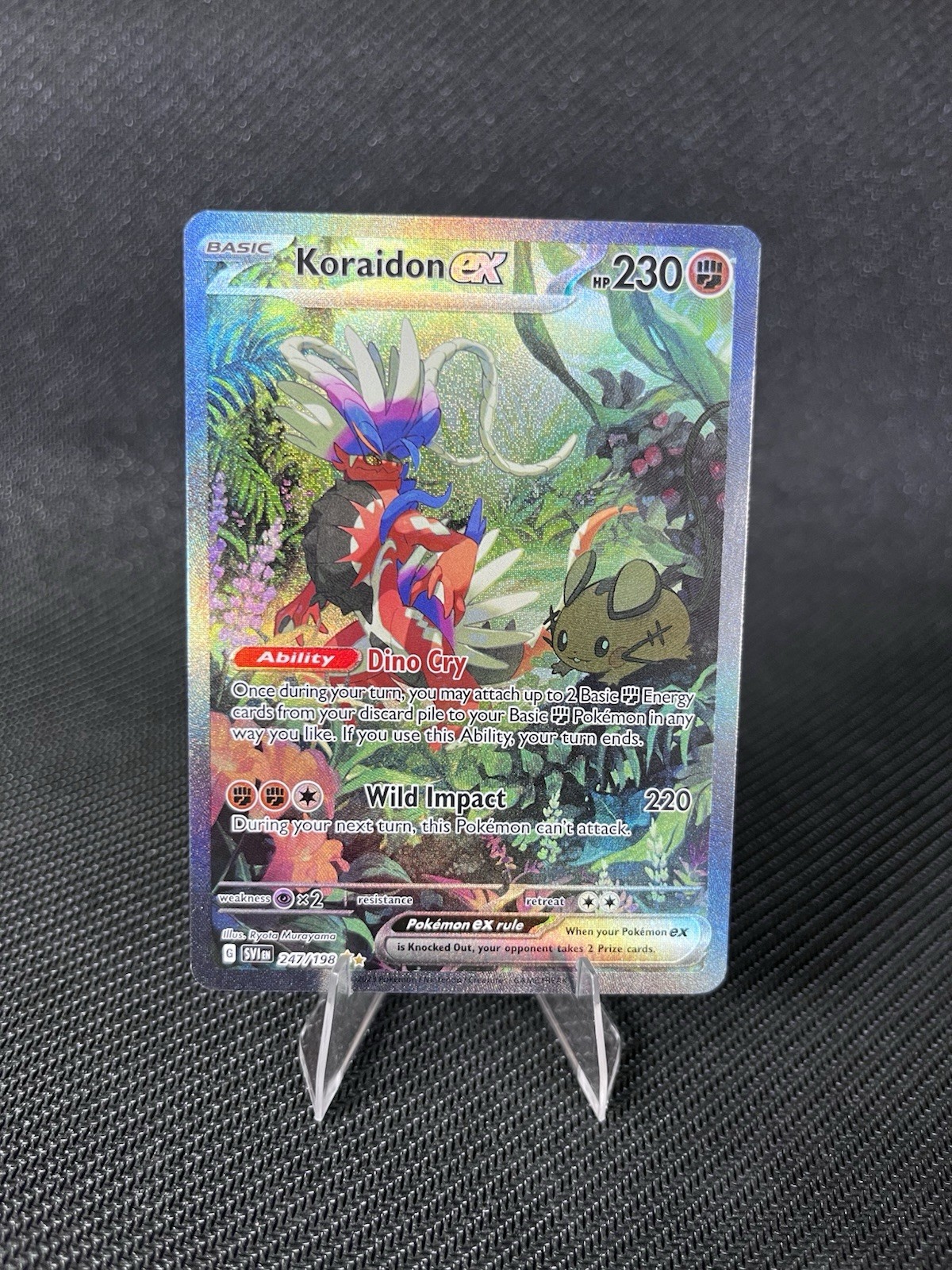 Koraidon ex 247/198 SV01: Scarlet & Violet Base Set SIR Pokemon TCG Koraidon ex 247/198 SV01: Scarlet & Violet Base Set SIR Pokemon TCG
