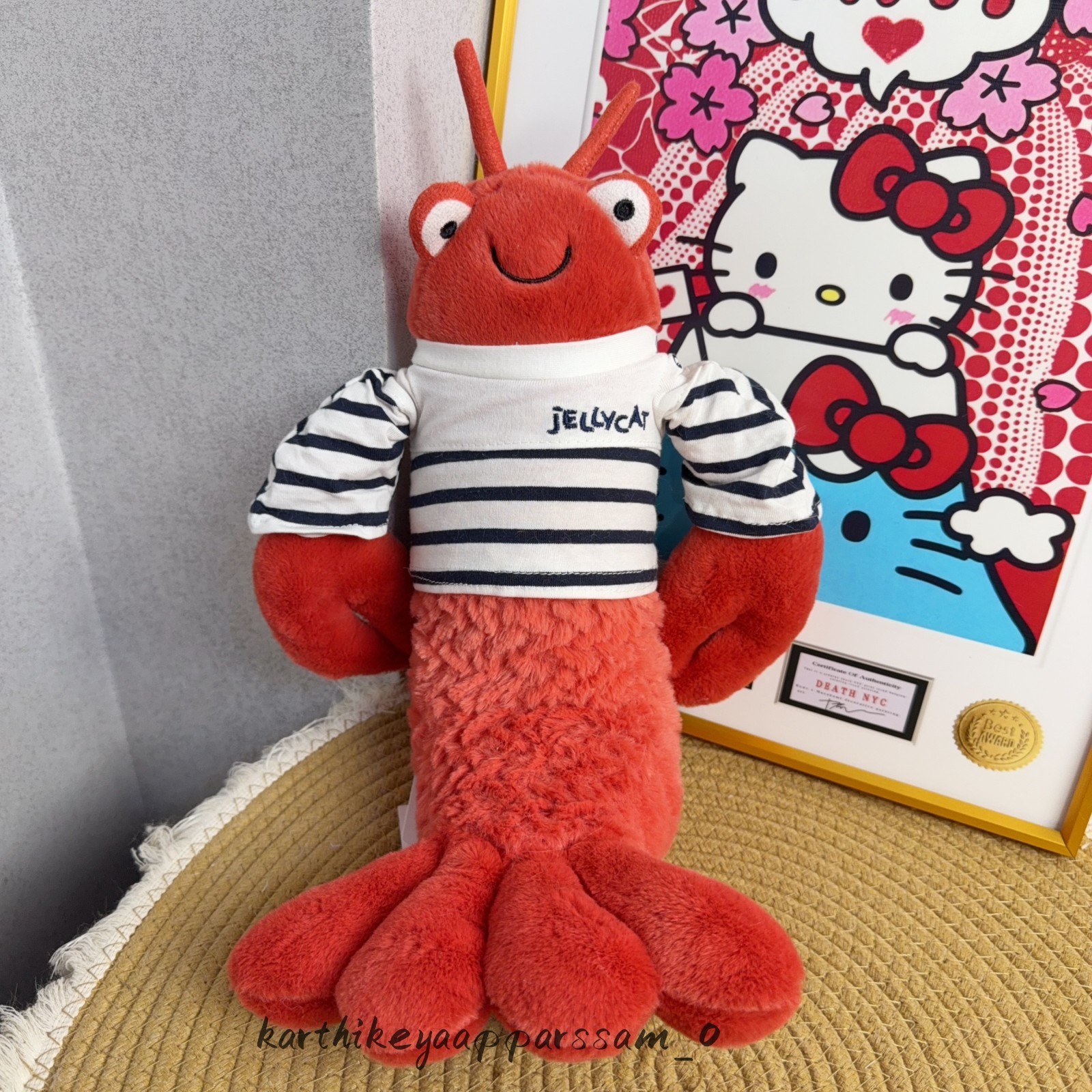 Jellycat Amuseable Larry Lobster Sailor Outfit Fluffy cute Plush toys 11in Jellycat Amuseable Larry Lobster Sailor Outfit Fluffy cute Plush toys 11in