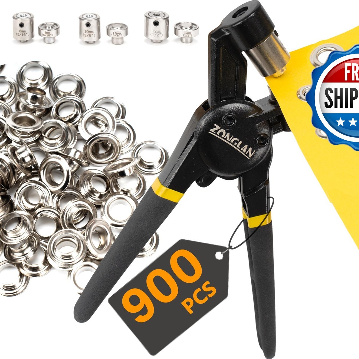 zonglan ZL12-01 Grommet Tool Kit 1/2\