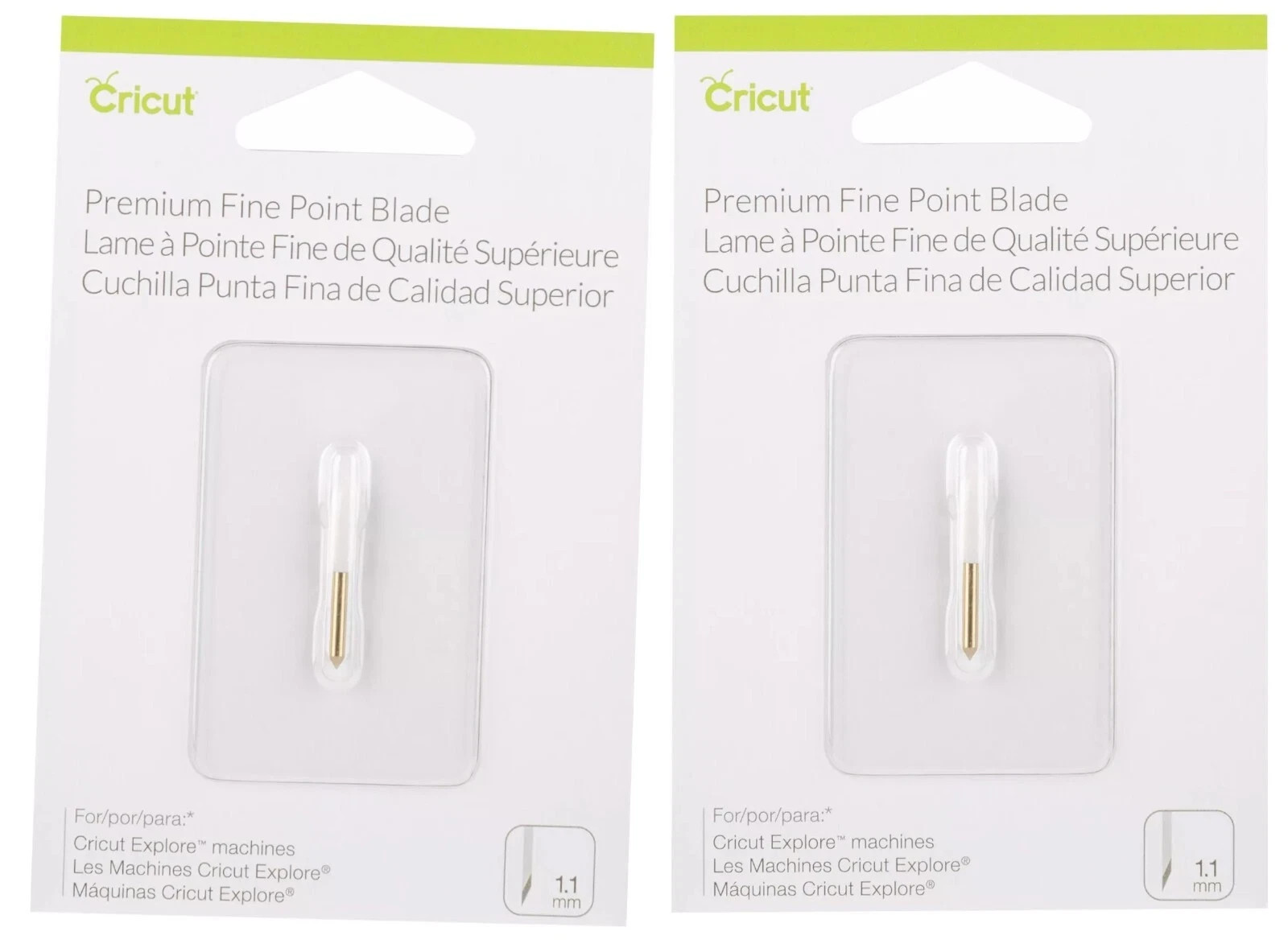 Cricut Premium Fine Point Blade- Long Lasting German Carbide...2-packs