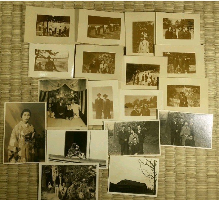 Small Antique Photo / Misc. Snapshots / Set  / Japanese / c. 1930s-1940s