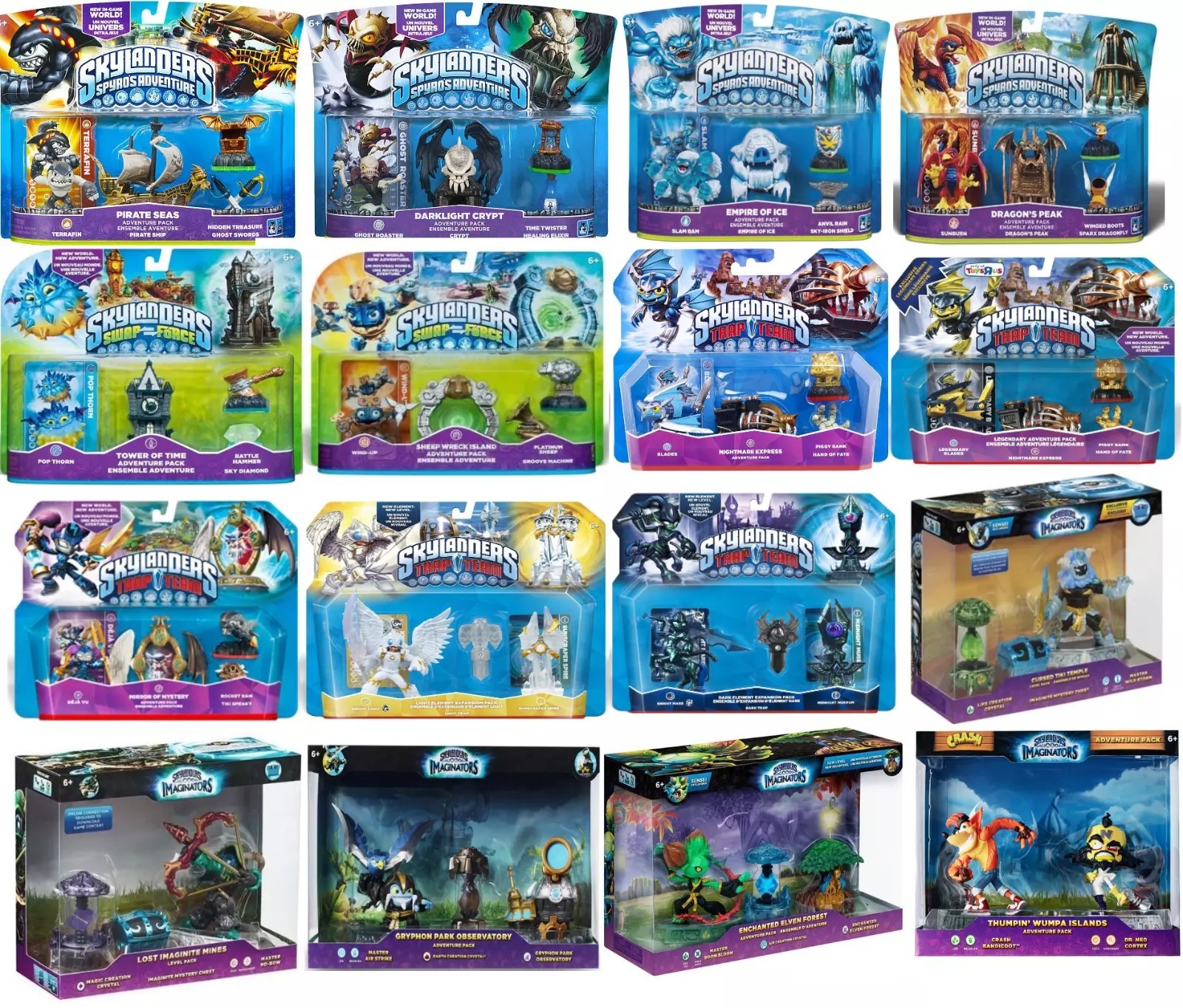 Skylanders Adventure Packs FULLY LOADED SHOP FOR SALE | BEST PRICED NFC CARDS