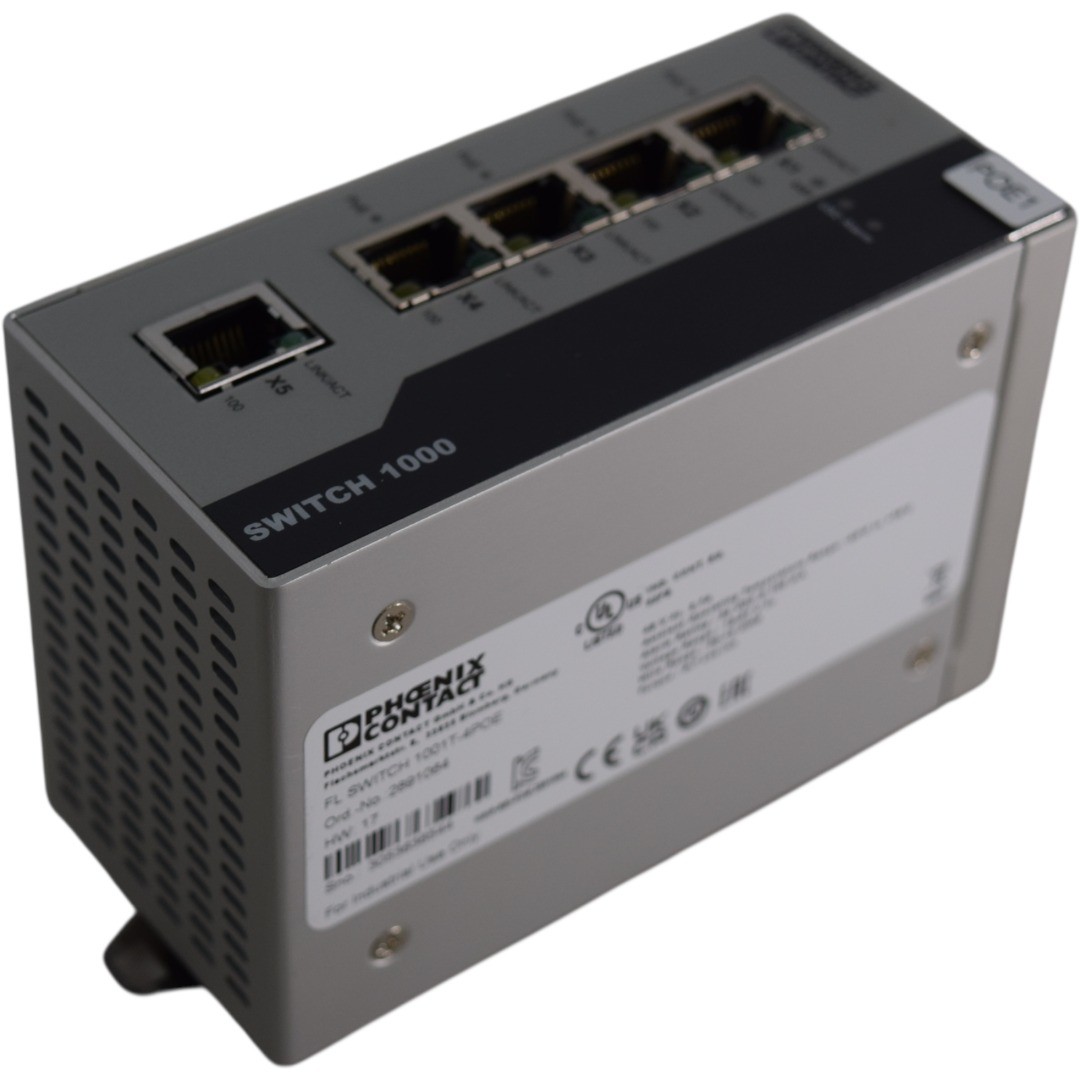 NEW Phoenix Contact 2891064 FL SWITCH 1001T-4POE Ethernet Switch 4 PoE Ports