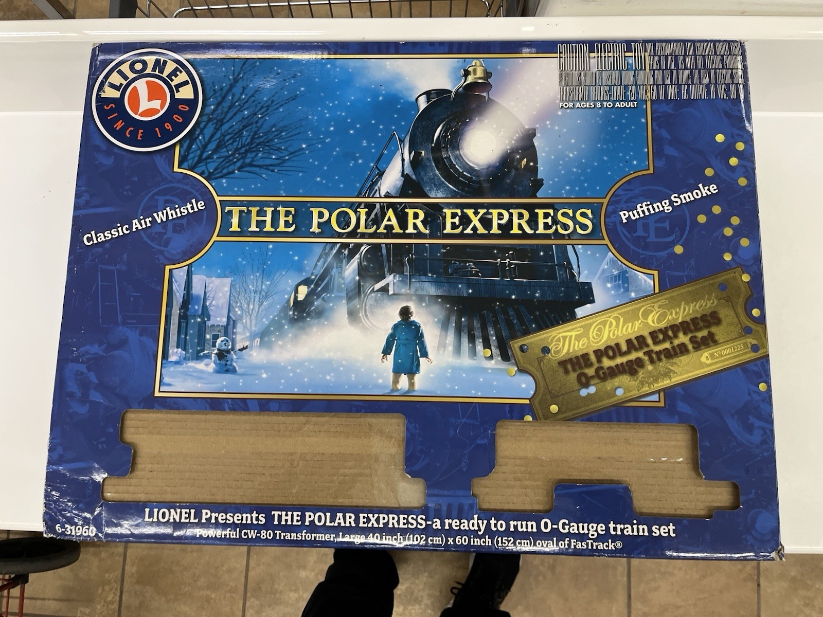 Lionel The Polar Express O Gauge Train Set Lights/Sound 6-31960