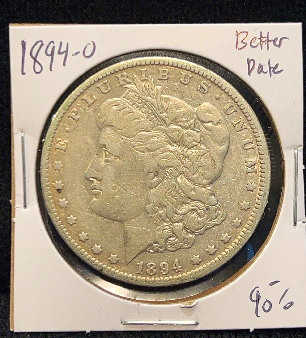 1894-O Morgan Silver Dollar $1 Business Strike 90% Silver Better Date