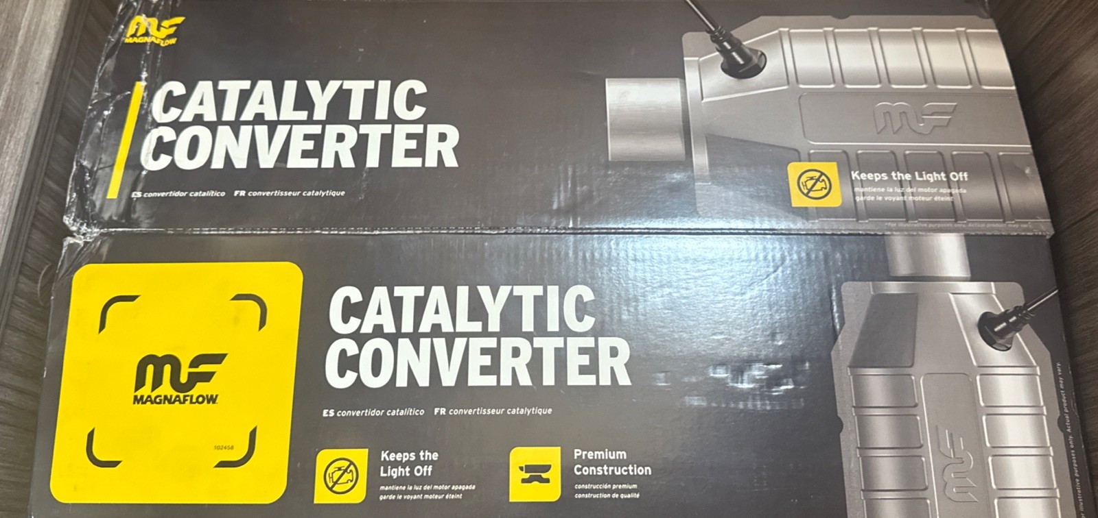 MagnaFlow Universal 2.25-inch Grade Catalytic Converter Part 51355