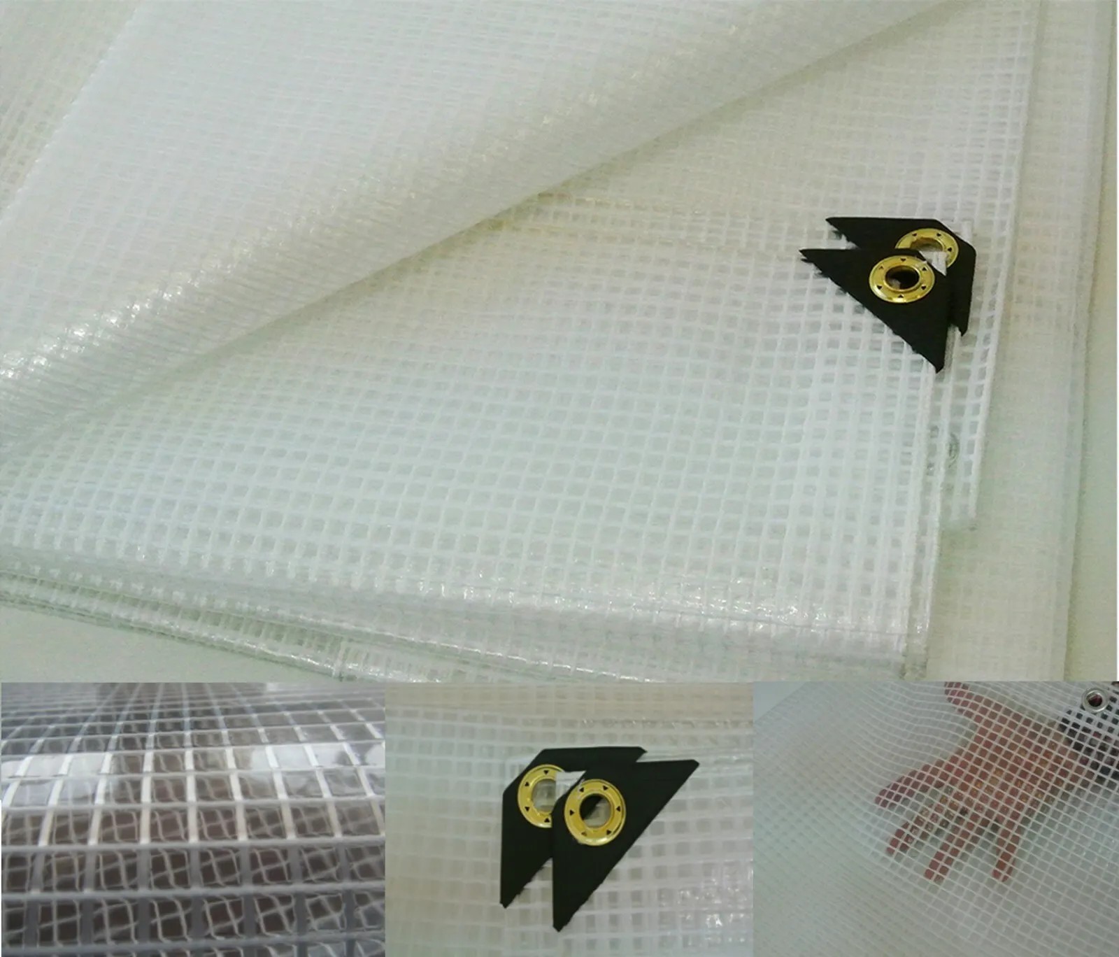 14 mil CLEAR UV Greenhouse Canopy Tarp Greenhouse Plastic