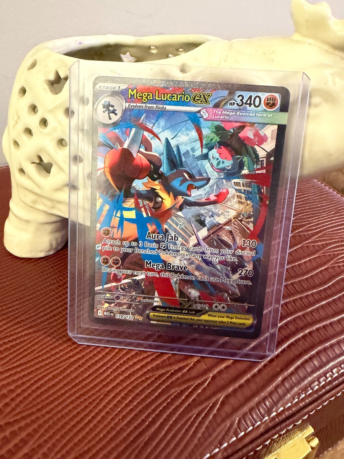 Mega Lucario ex 179/132 Me01: Mega Evolution Holo