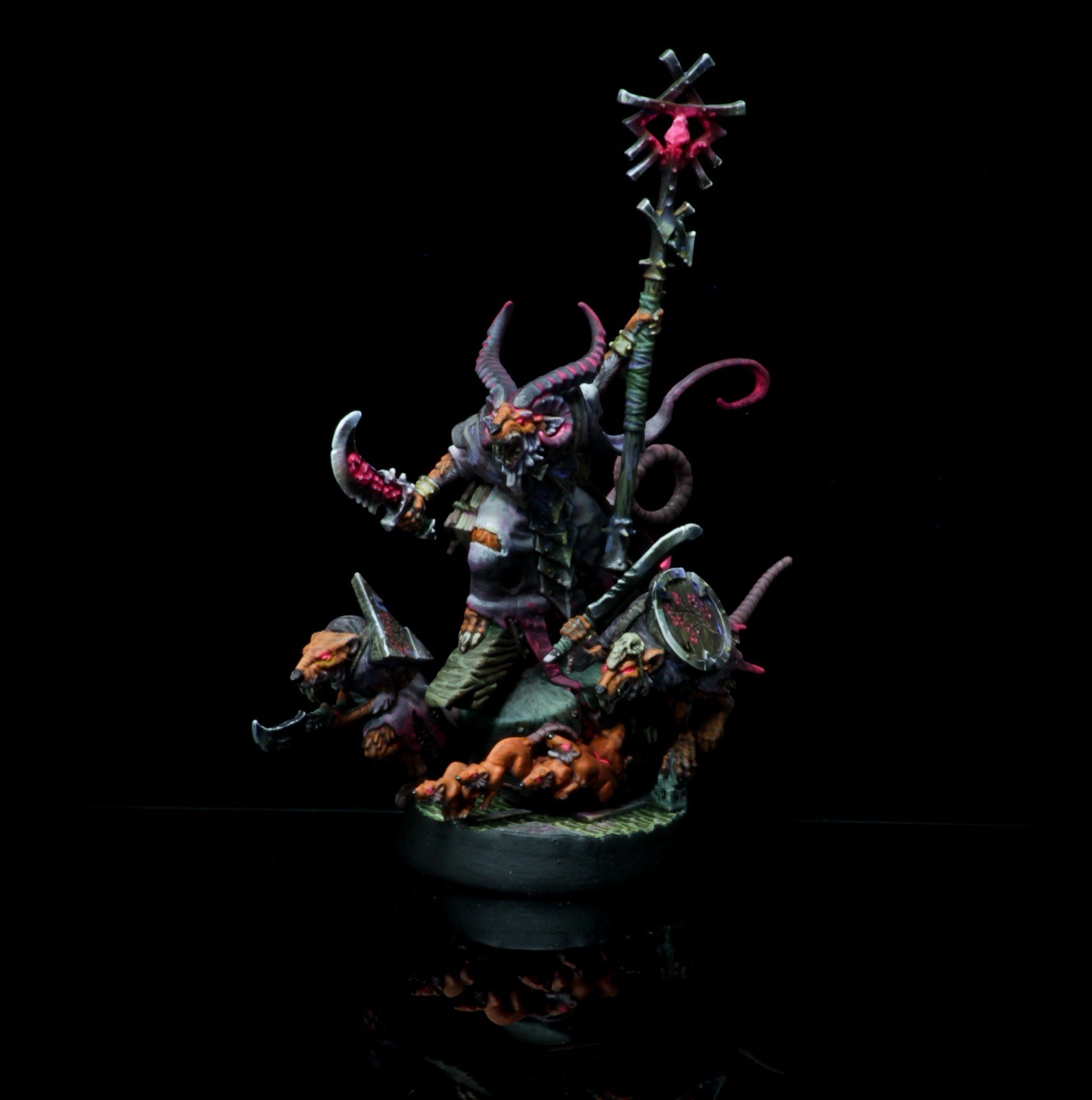 Pro Painted Warhammer Age Of Sigmar Skaven Grey Seer