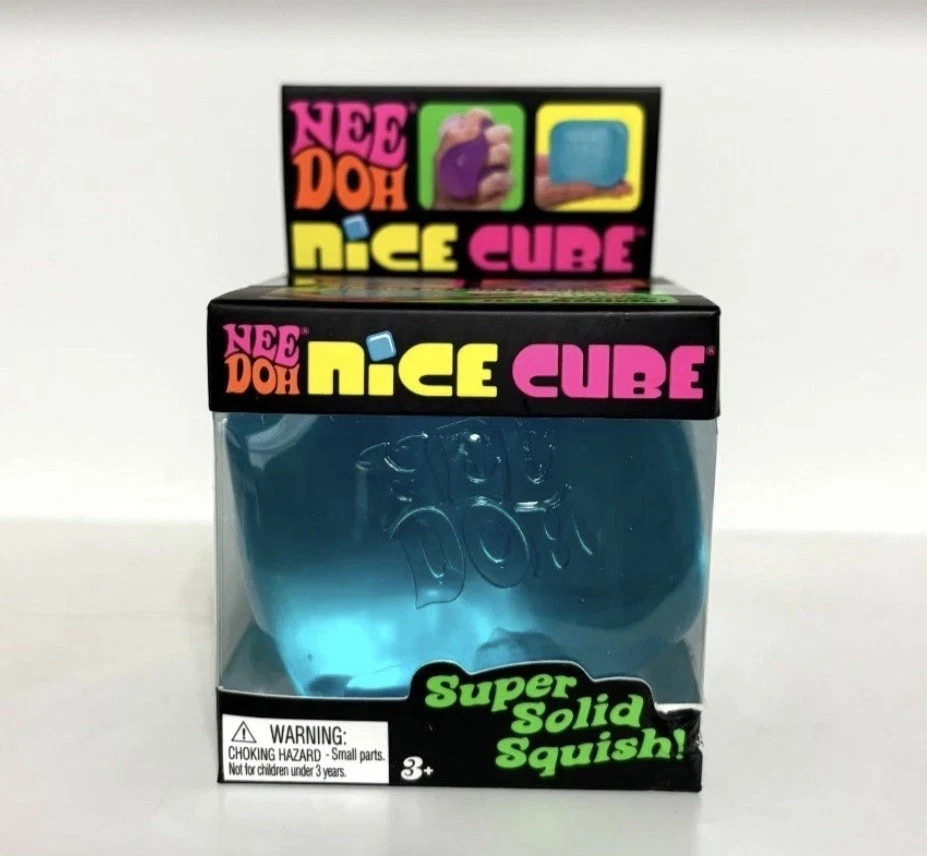 NeeDoh NICE CUBE (BLUE) VIRAL SUPER SQUISH - SEALED / BRAND NEW / AUTHENTIC‼️