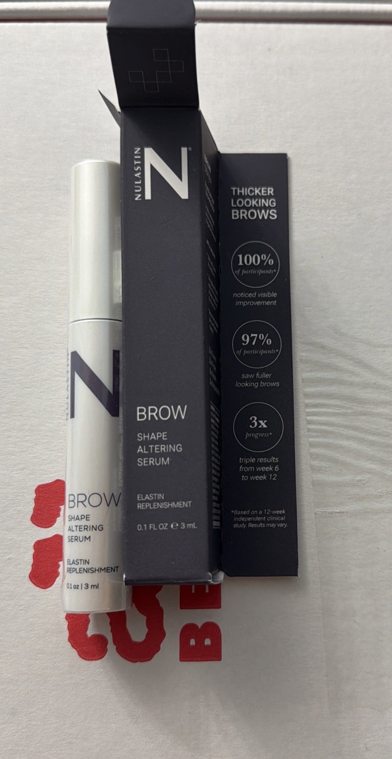 Nulastin Brow Shape Altering Serum Elastin Replenish .1oz/3mL FULL SZ SEAL