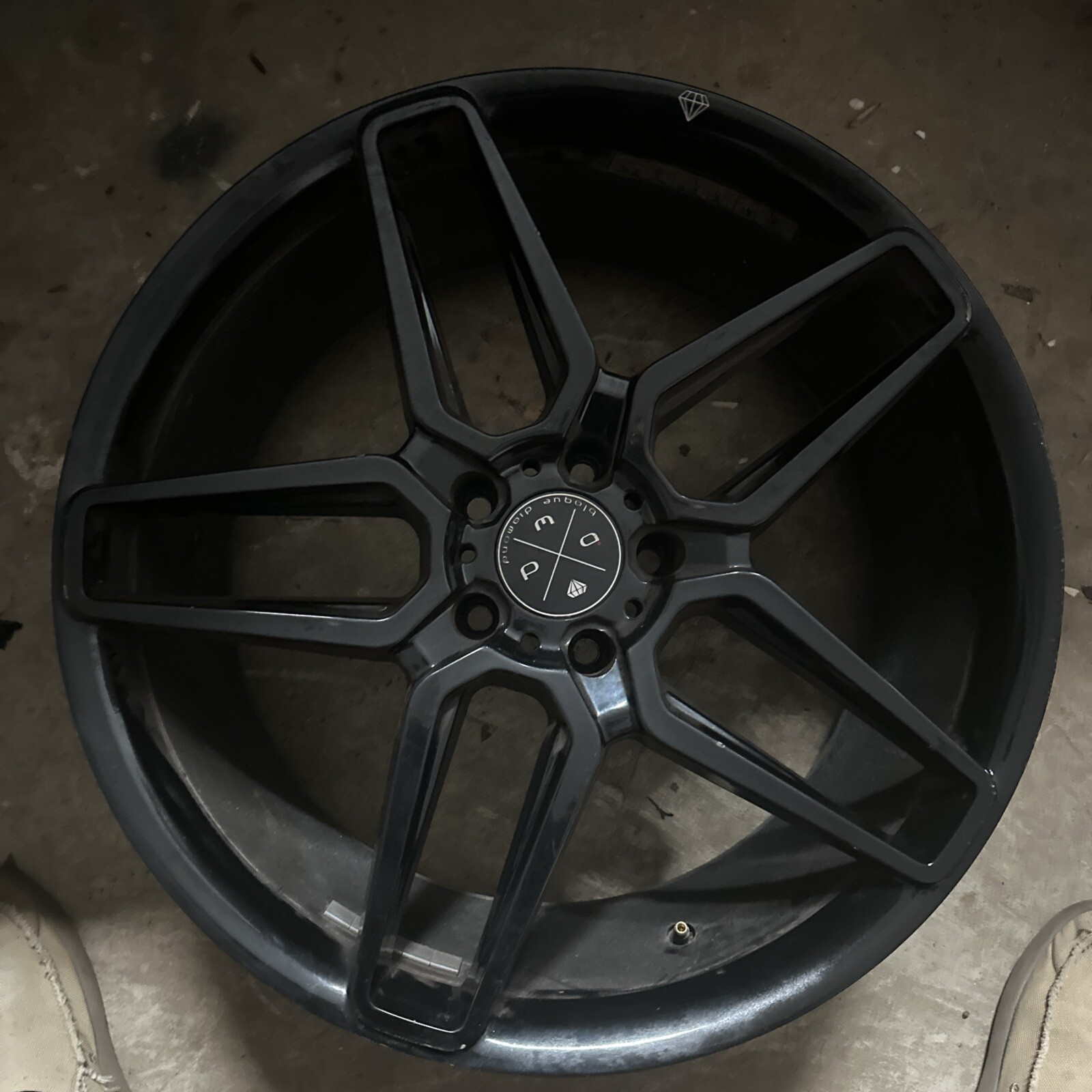 BLAQUE DIAMOND 20x10 BD-17-5 GLOSS BLACK SS Camaro 5-120 Bolt Circle WHEELS RIMS