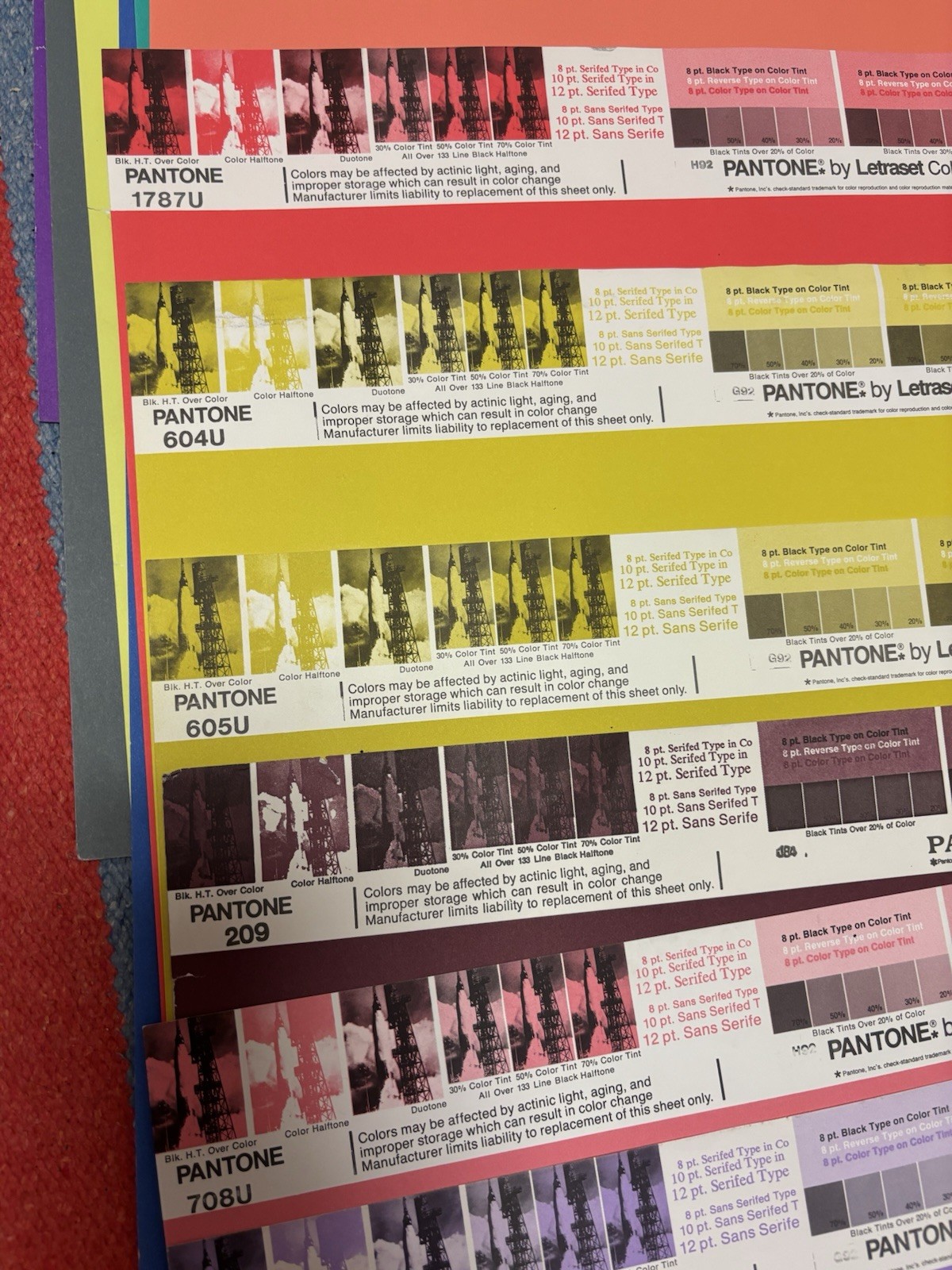 PICK ONE: Vintage NOS Pantone By Letraset Uncoated Paper 20x26” Some SOLD PICK ONE: Vintage NOS Pantone By Letraset Uncoated Paper 20x26” Some SOLD