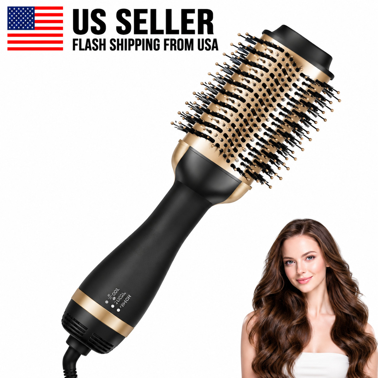 NEW 4 in 1 Hair Dryer Brush and Volumizer Styler Hot Air Ionic Ceramic NEW 4 in 1 Hair Dryer Brush and Volumizer Styler Hot Air Ionic Ceramic