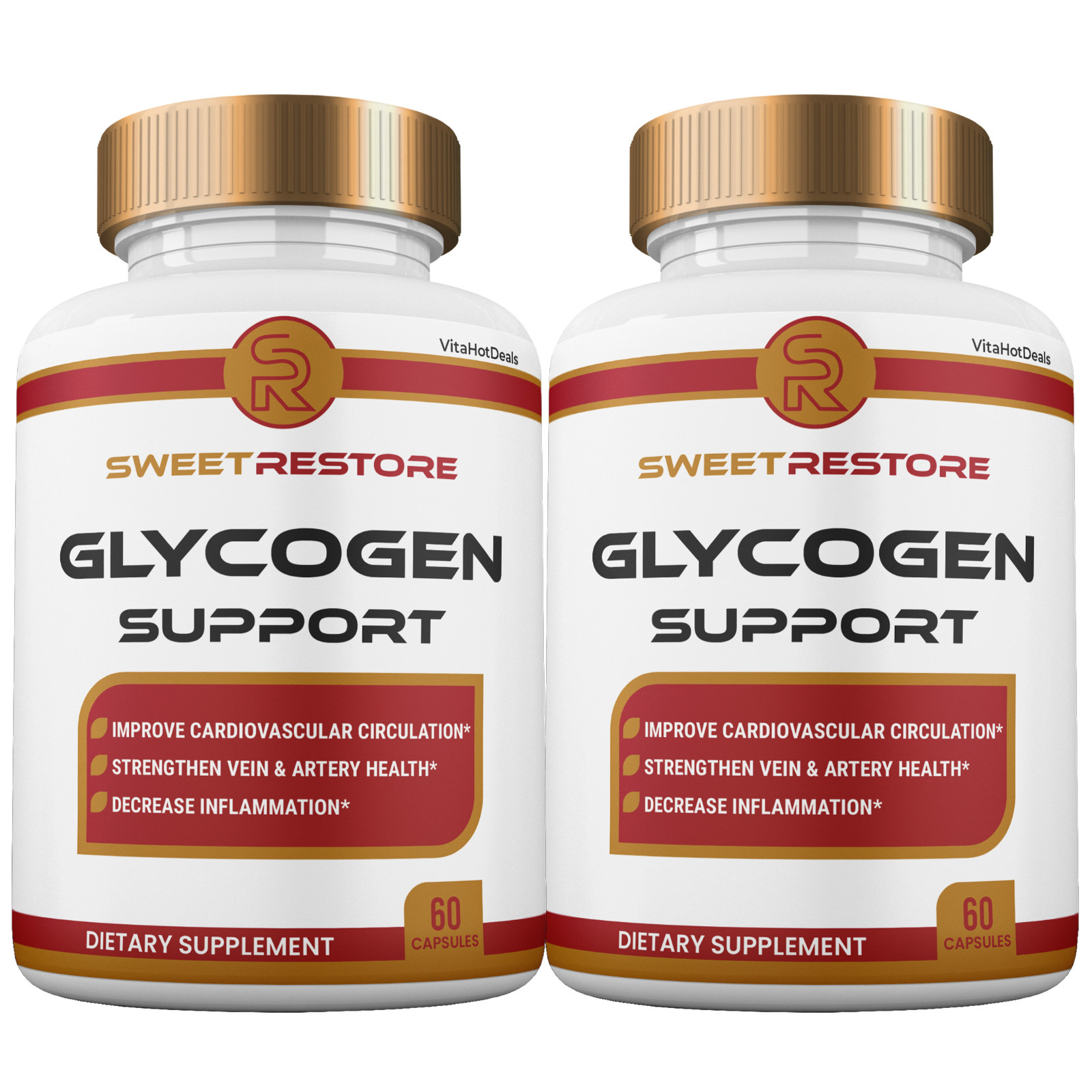 Sweet Restore Glycogen Support Capsules, Max Strength Glyco Pills (2 Pack) Sweet Restore Glycogen Support Capsules, Max Strength Glyco Pills (2 Pack)