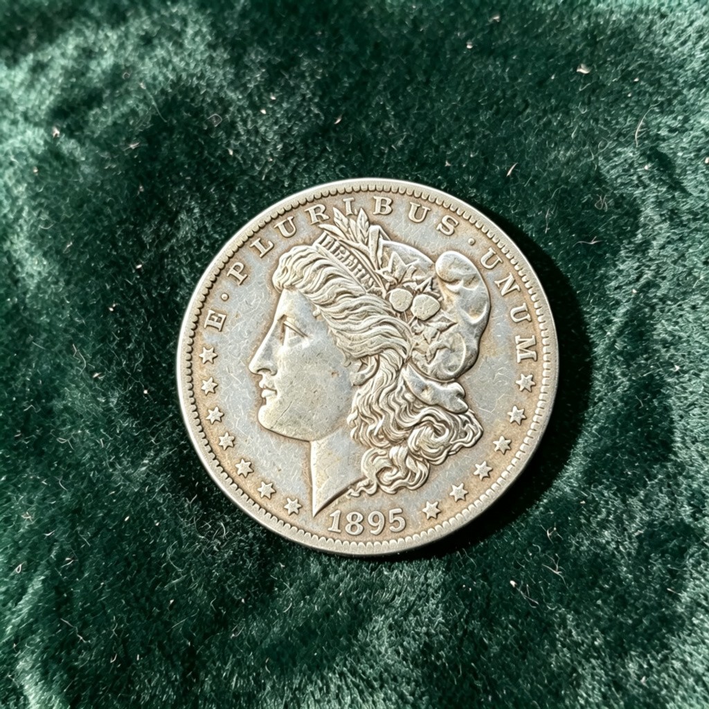 90% Silver 1895-S Morgan Dollar Beautiful Brilliant Uncirculated 90% Silver 1895-S Morgan Dollar Beautiful Brilliant Uncirculated