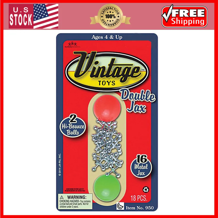JA-RU Vintage Metal Jacks Game Set (1 Pk) 950-1B