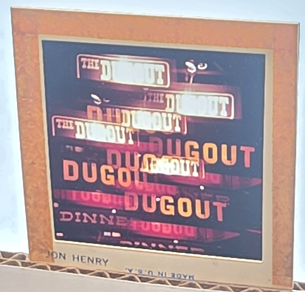 Jon Henry Vintage 120 Slide The Dugout Tavern Neon Sign Bleecker St NYC Jazz Era
