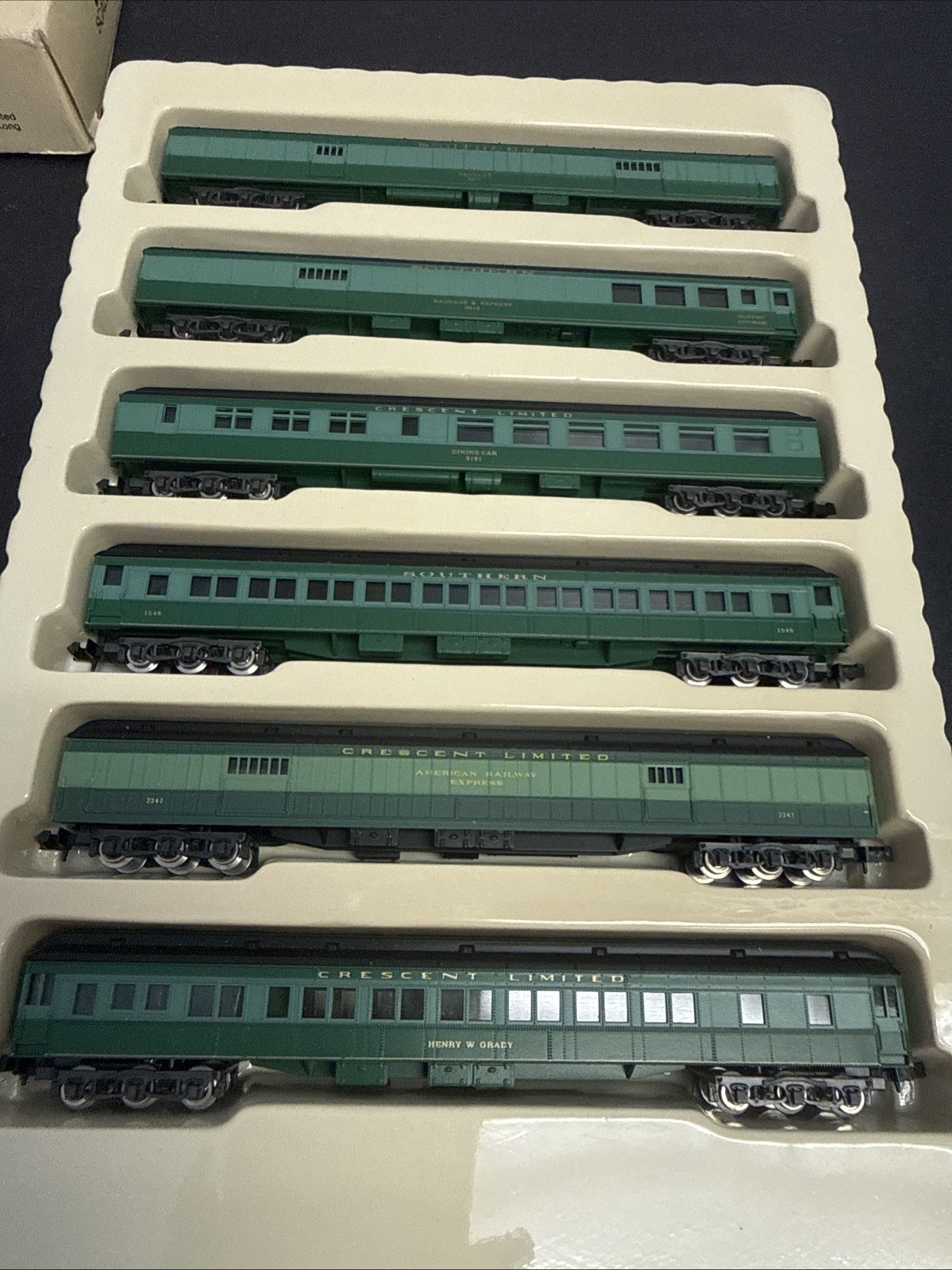 Con-Cor N Scale Passenger Car 6-Pack Set NEW- Open Box Con-Cor N Scale Passenger Car 6-Pack Set NEW- Open Box