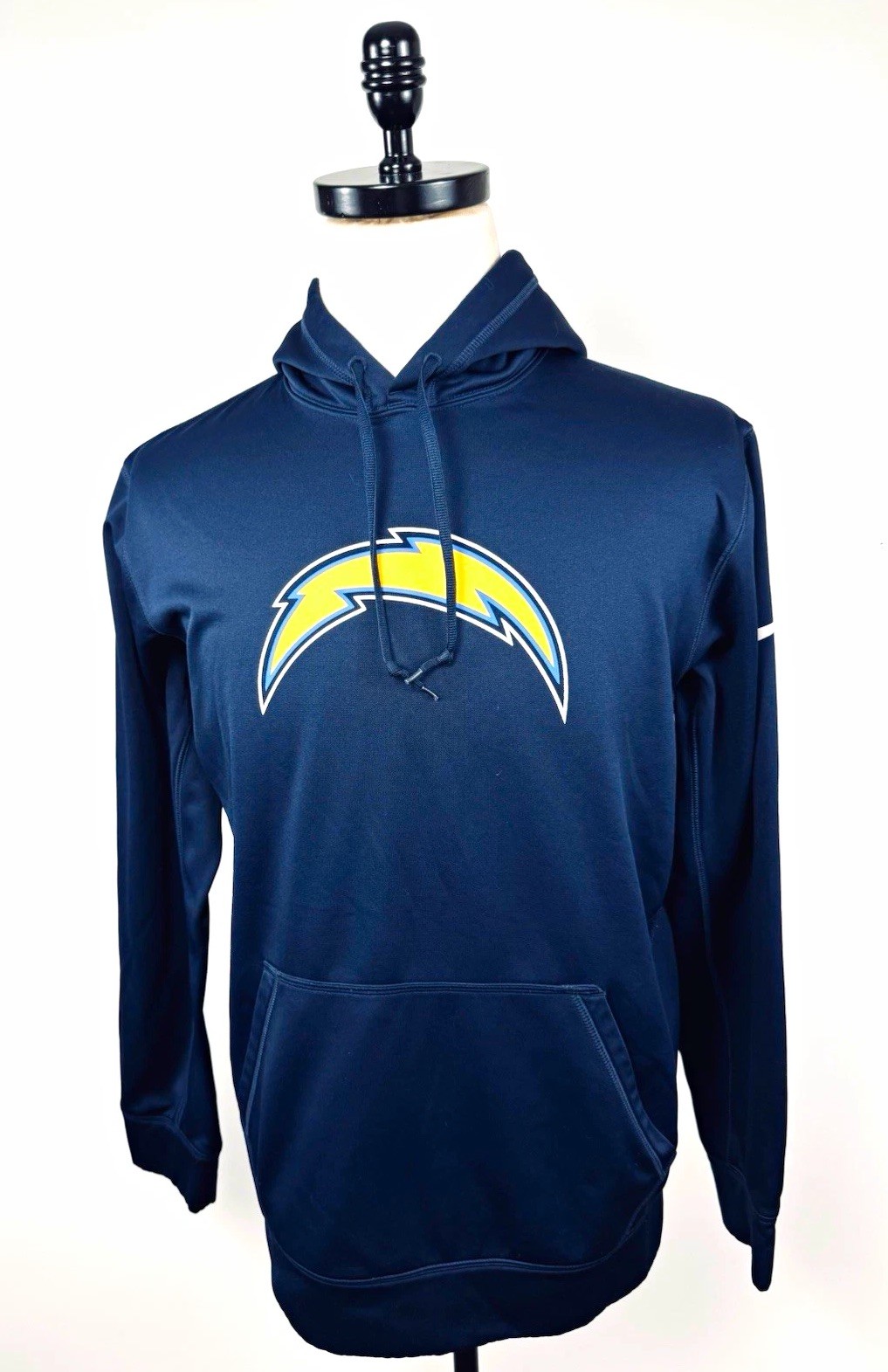 Nike NFL Los Angeles Chargers Therma-FIT Navy Pullover Hoodie Men\'s M