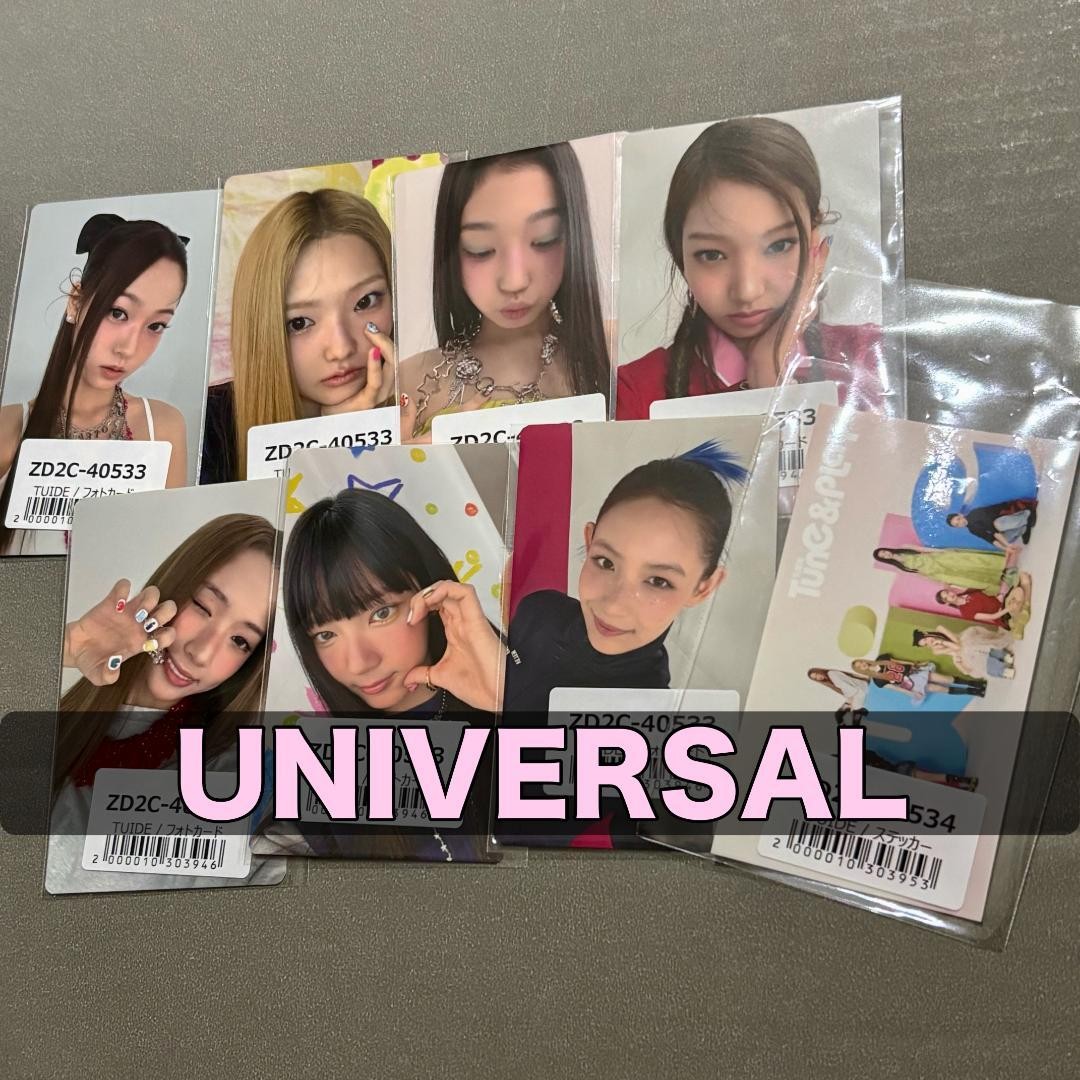TUIDE TUNE & PLAY Universal Ums Complete Photocard