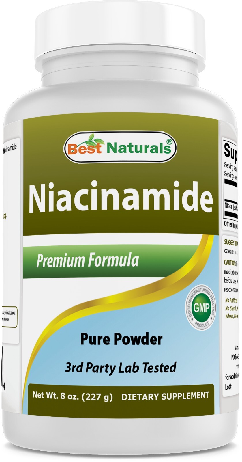 Best Naturals Niacinamide (Vitamin B3) Pure Powder 8 OZ Best Naturals Niacinamide (Vitamin B3) Pure Powder 8 OZ