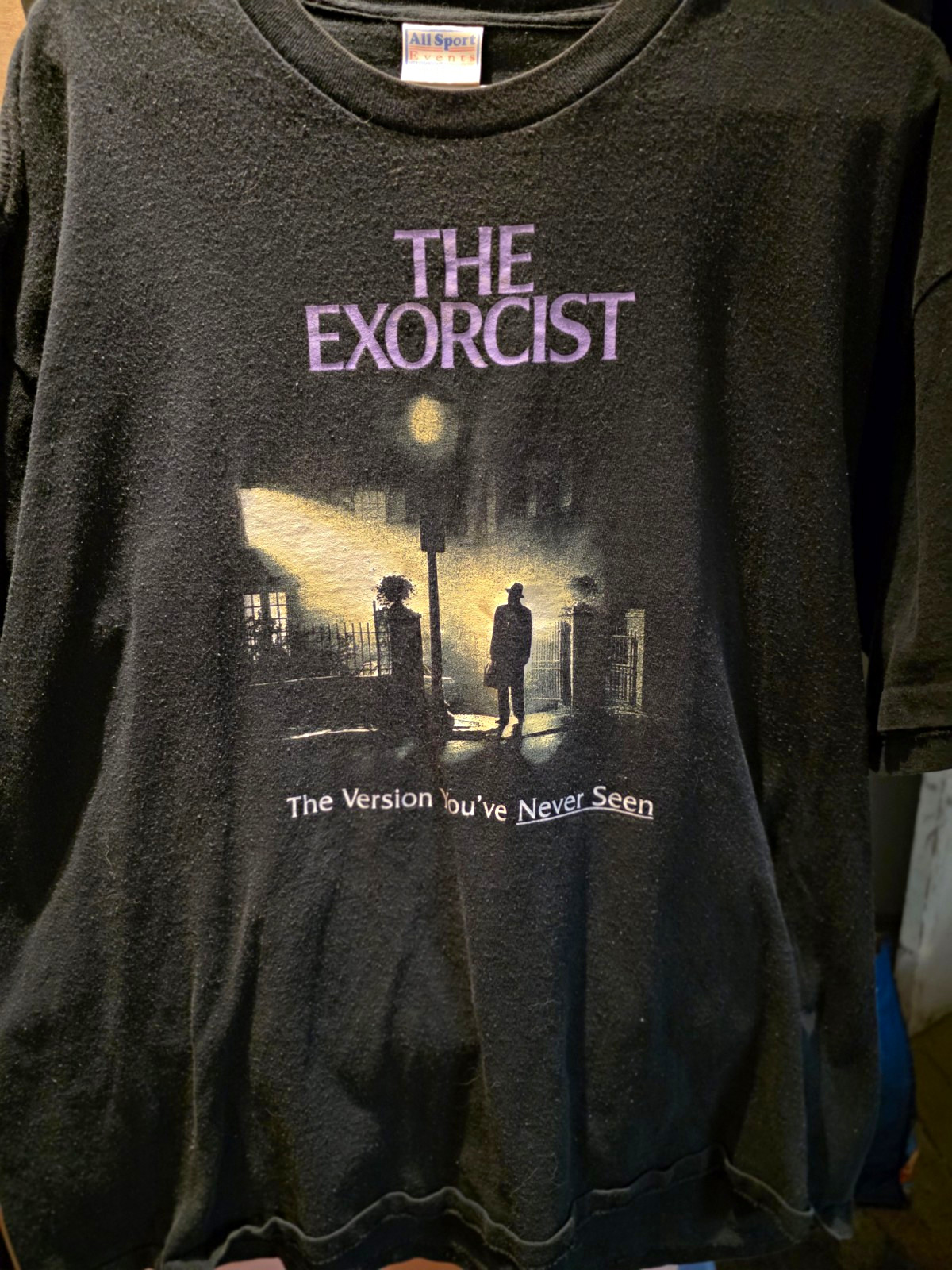 VTG 2000 The Exorcist Movie Promo Shirt XL Single Stitch Rare Test Print No Flaw