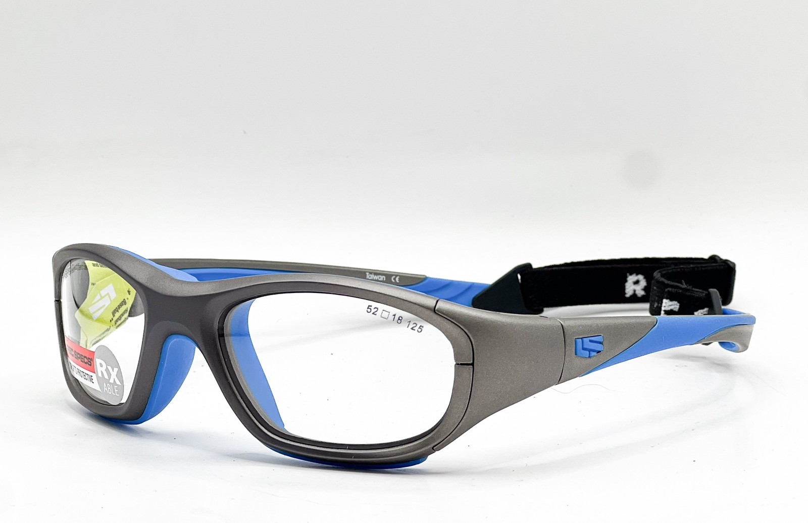 NEW LIBERTY SPORT RS-40 322 GRAY BLUE AUTHENTIC EYEGLASSES 52-18