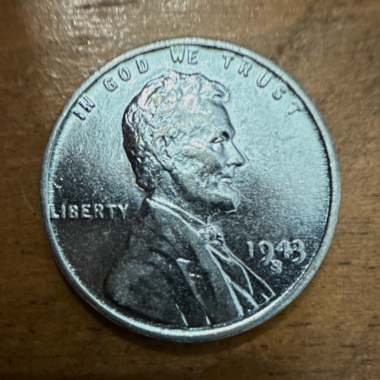 1943 S 1C Original Luster Lincoln Wheat Cent Steel Penny Business (Various)