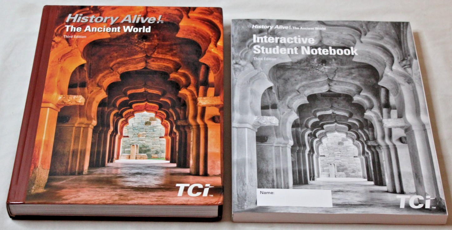 TCI History Alive The Ancient World 3rd Edition Student Textbook & Notebook New TCI History Alive The Ancient World 3rd Edition Student Textbook & Notebook New