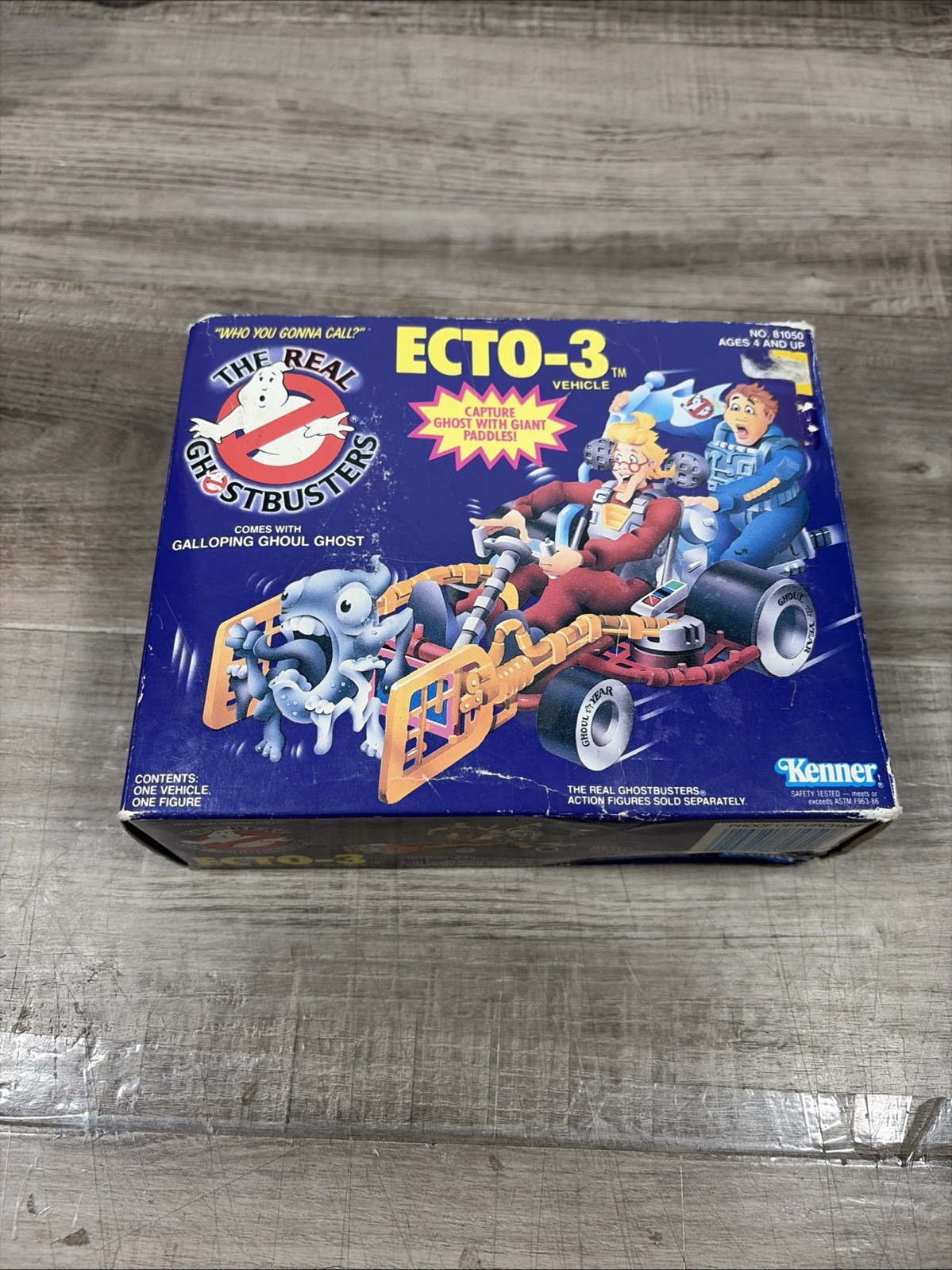 B-907 VINTAGE 1980\'S KENNER THE REAL GHOSTBUSTERS ECTO-3 MINT IN BOX