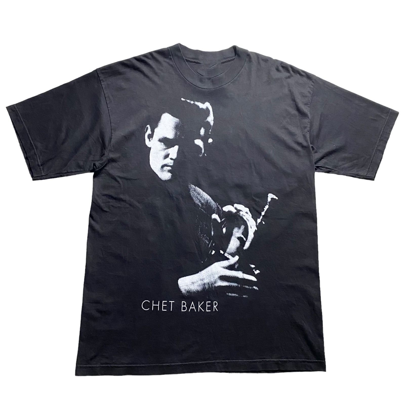 Vtg CHET BAKER Live In Tour Cotton Black All Size Unisex Shirt PP134