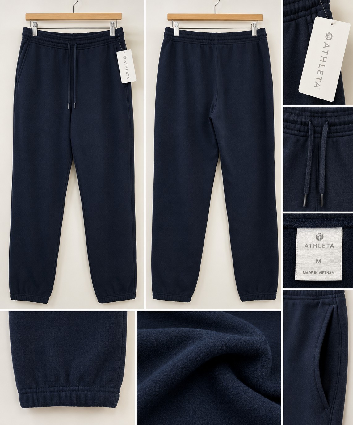 Athleta Retroterry Navy Jogger (Medium) Athleta Retroterry Navy Jogger (Medium)