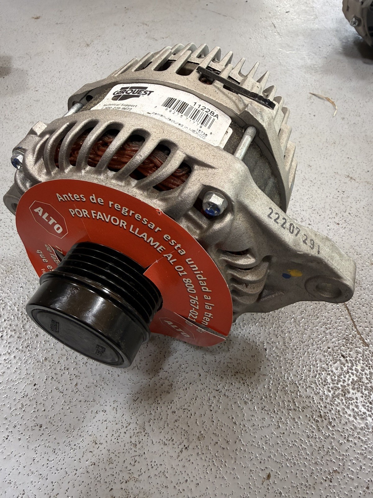 NEW Carquest Premium Alternator Remanufactured 140 Amps 11228A NEW Carquest Premium Alternator Remanufactured 140 Amps 11228A