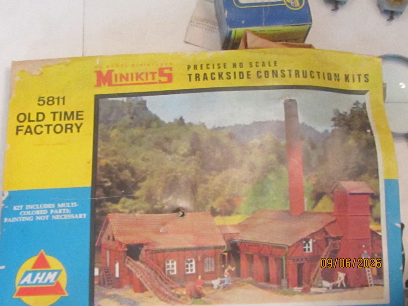 Vintage AHM HO scale #5811 Oldtime Factory kit. New open box Vintage AHM HO scale #5811 Oldtime Factory kit. New open box