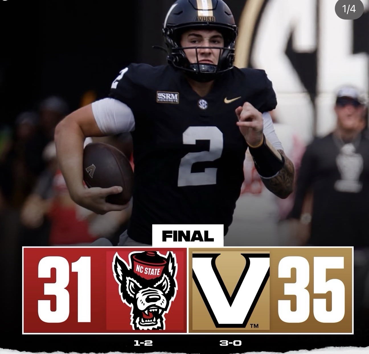 2026 NCAA Football DVD Vanderbilt vs NC State - Fumble Recovery TD To End Game 2026 NCAA Football DVD Vanderbilt vs NC State - Fumble Recovery TD To End Game
