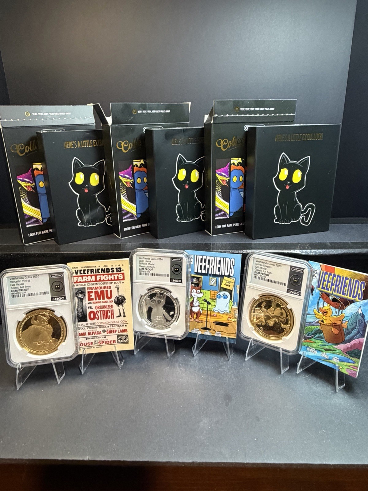 VeeFriends 2026 Collection 2 Gold& 1 Silver All NGC Gem Proof GET ALL YOU SEE VeeFriends 2026 Collection 2 Gold& 1 Silver All NGC Gem Proof GET ALL YOU SEE