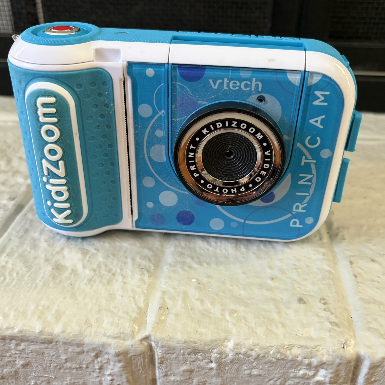 Vtech Kidizoom Print Cam Camera Print-Tear-Share Untested- Works- No Charger 