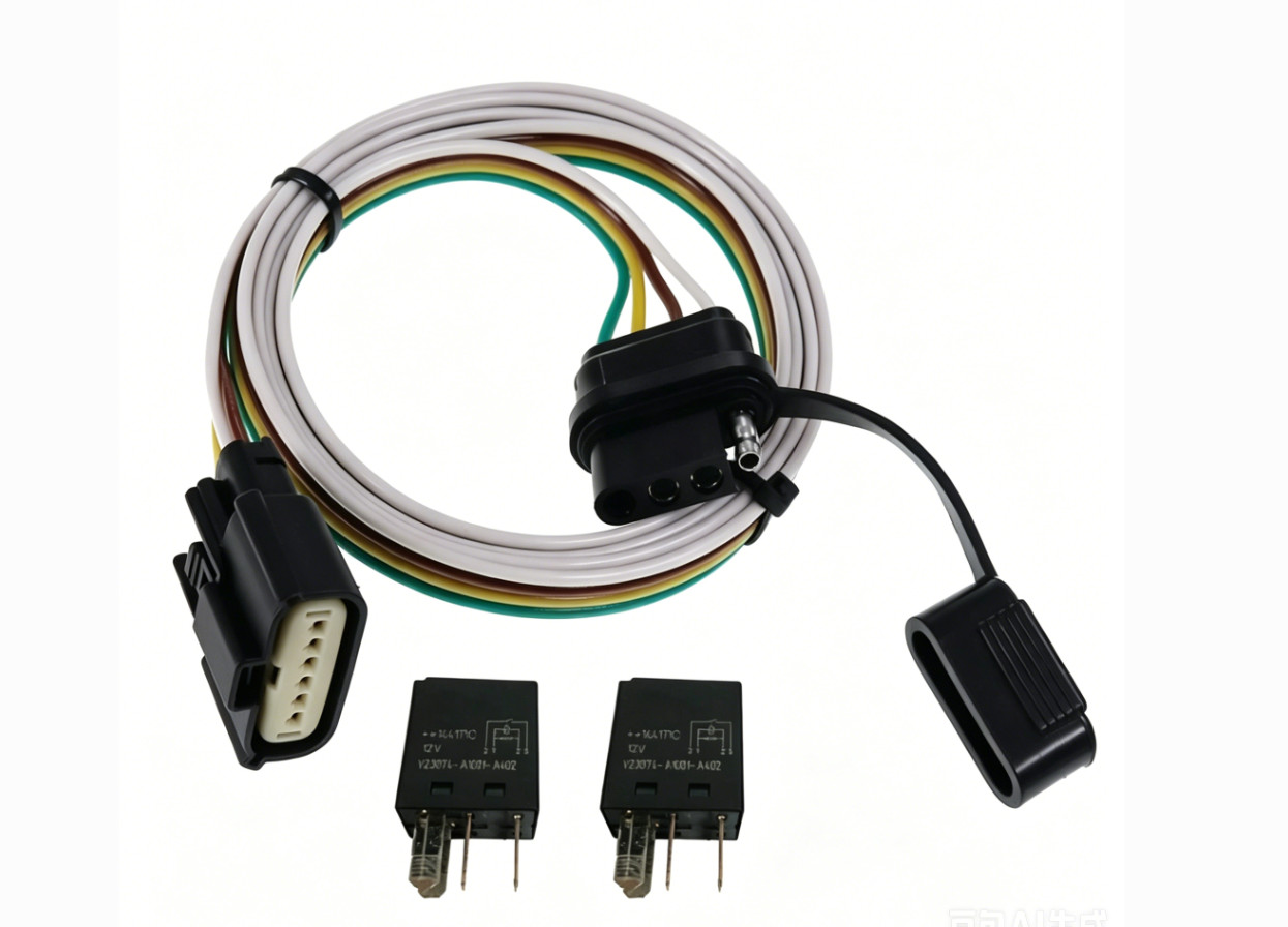 New 4-Way Trailer Wiring Harness For 18-23 Chevrolet Equinox/GMC Terrain