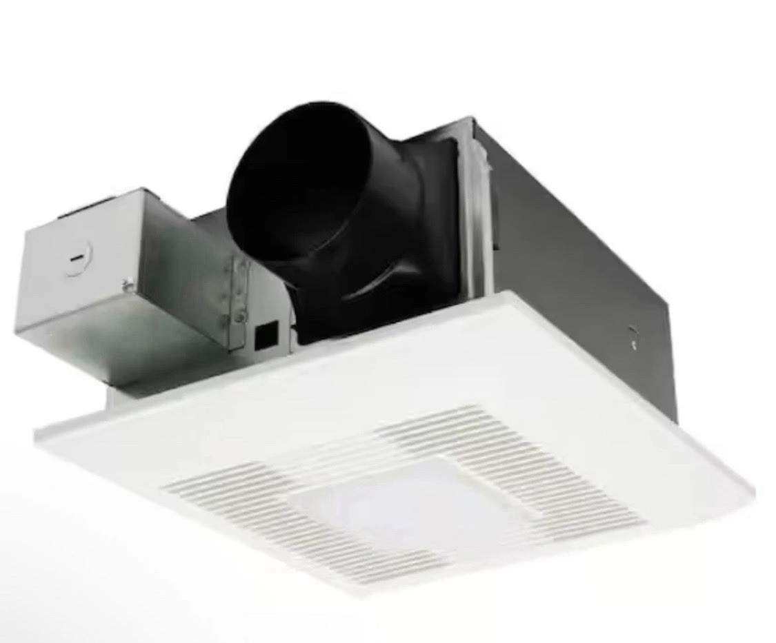 Panasonic FV-0511VFL1 WhisperFit DC Pick Flow Exhaust Fan LED Light 50 80 110CFM