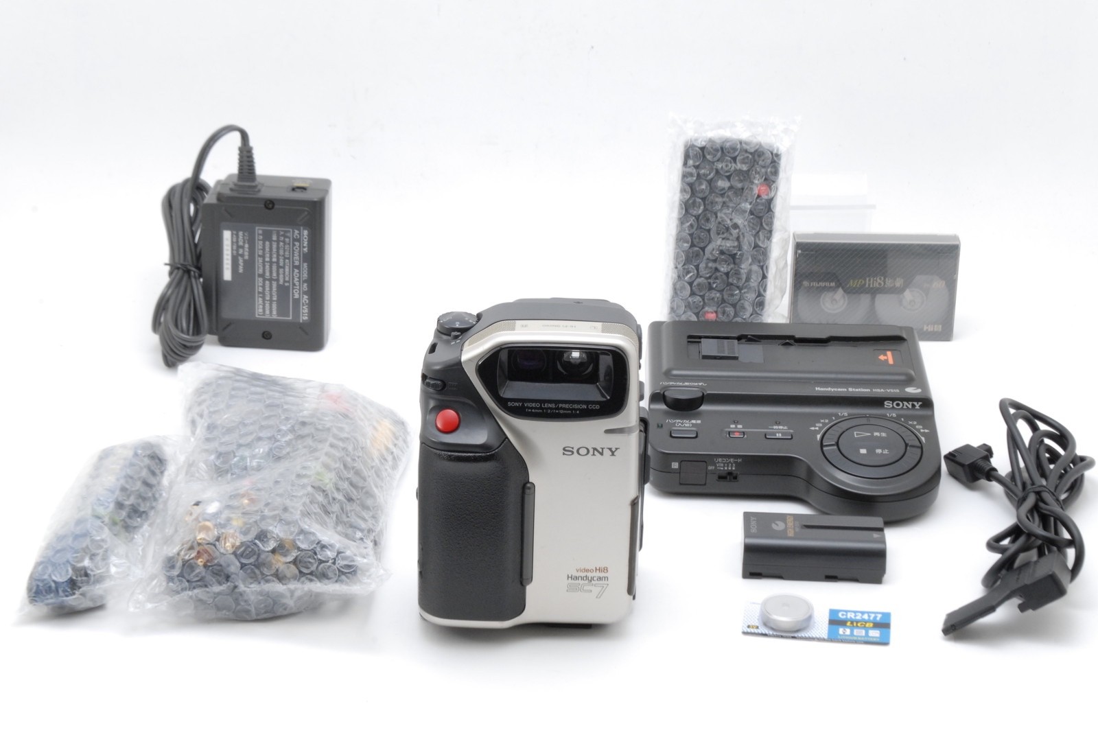 Read⏯️ [NEAR MINT] Sony Handycam CCD-SC7 Camcoder Video Camera HI-8 Gray JAPAN
