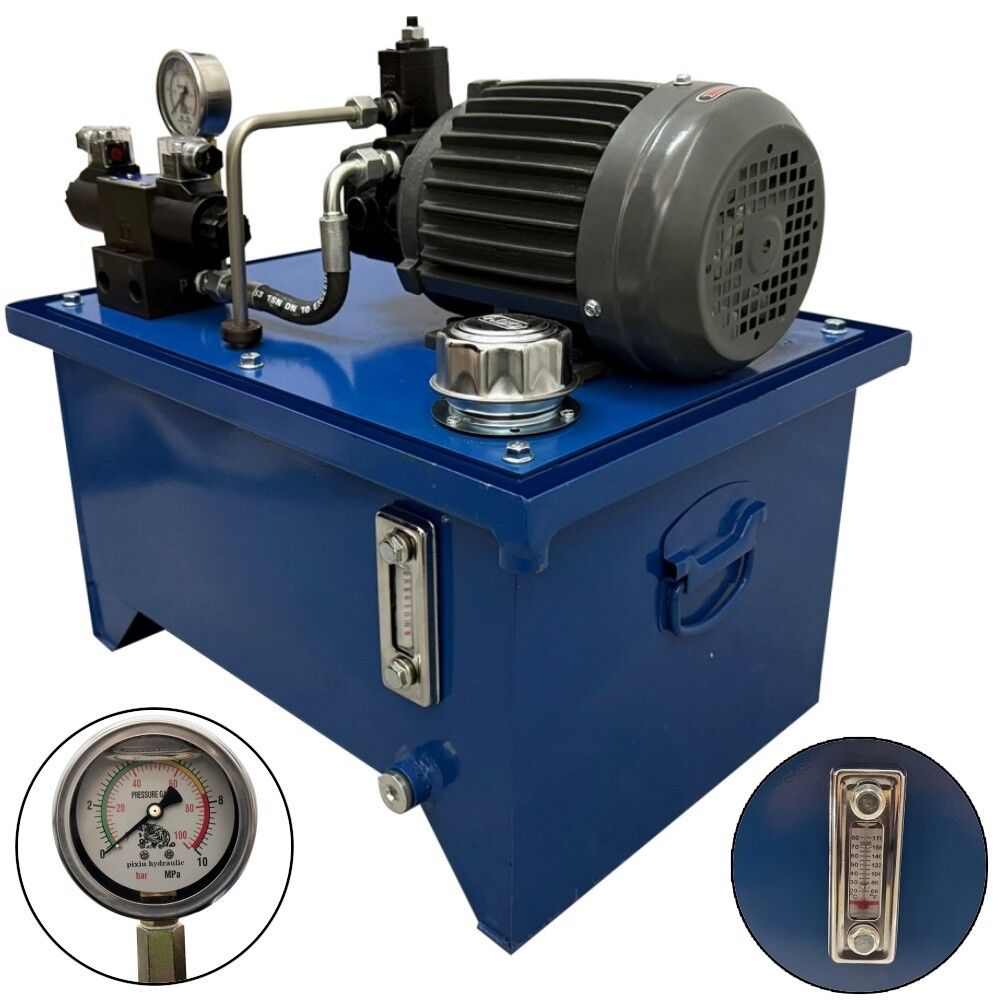40L Small Hydraulic System 220V 750w Hydraulic Power Unit Hydraulic Mechanical