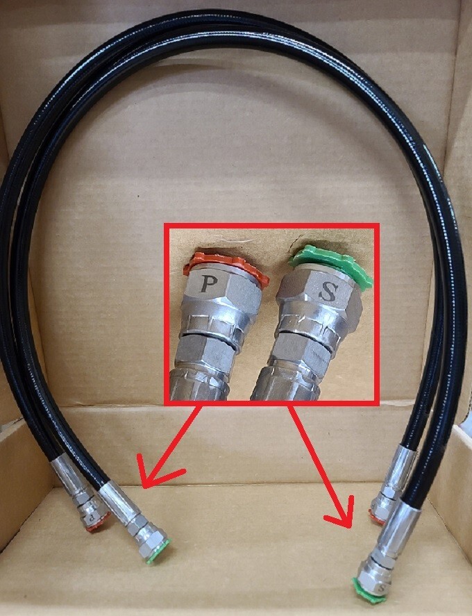 New/ OEM MERCURY VERADO POWER STEERING HOSE KIT 8M0046922 / 8M0167289 - 12 FT.