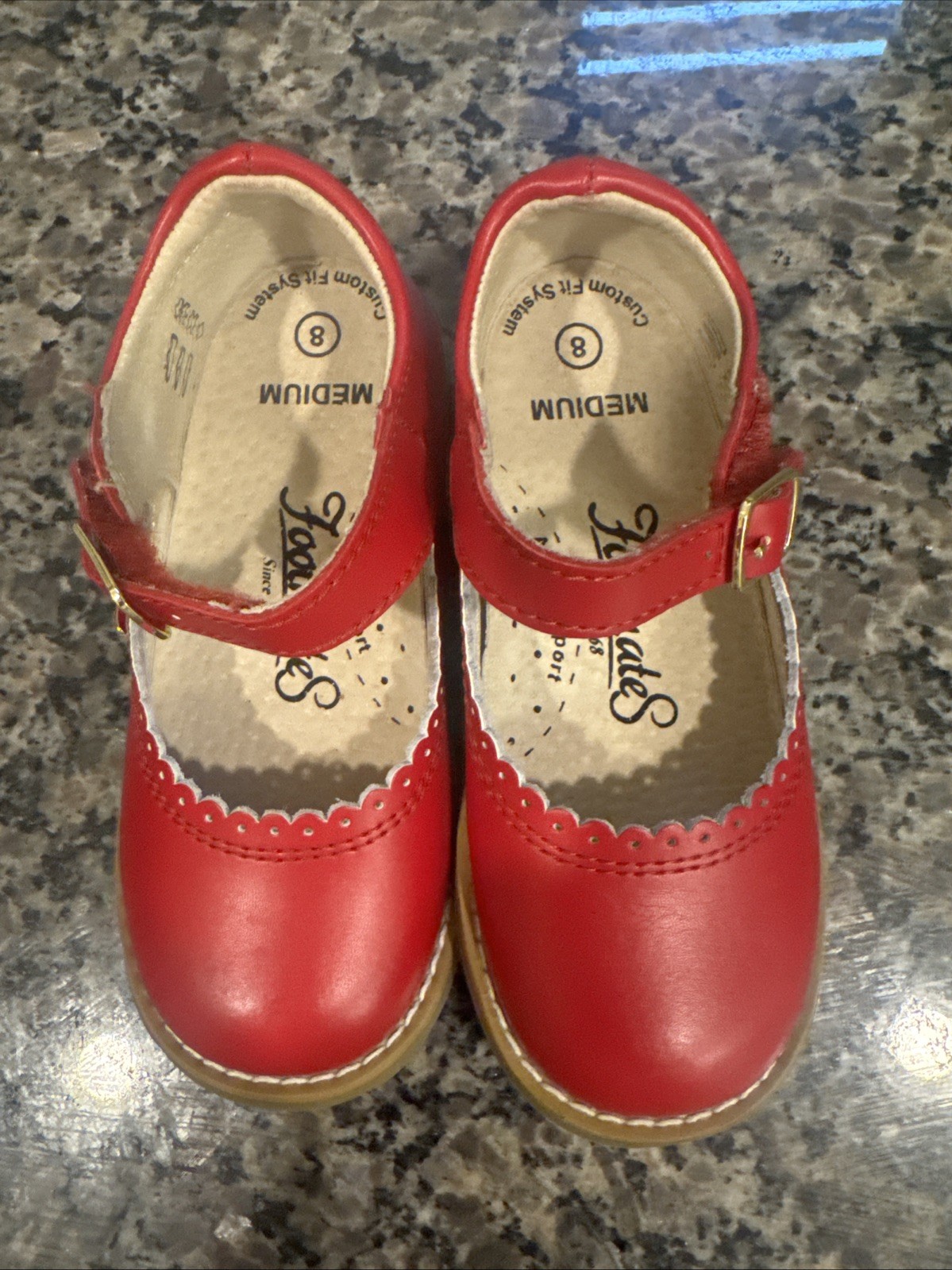 Toddler Girl Red Mary Jane's Size 8 Toddler Girl Red Mary Jane's Size 8